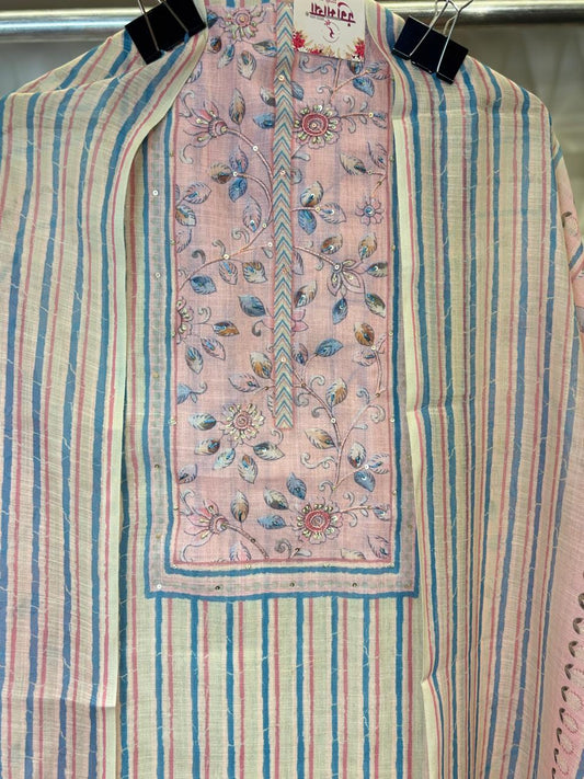 Embrace summer in style with this cotton suit set