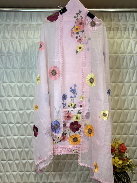 Embrace summer in style with this Kota Doria suit set