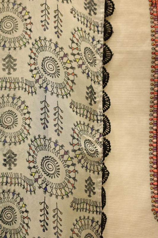 Embrace summer in style with this Kota Doria suit set