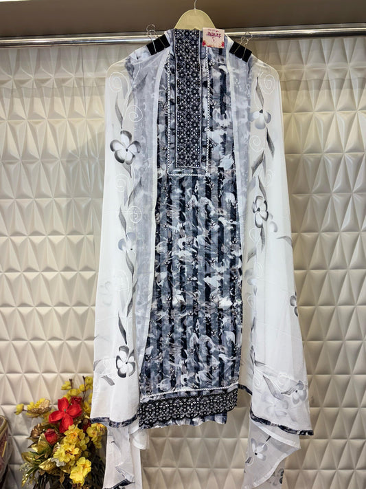 Embrace summer in style with this cotton suit set