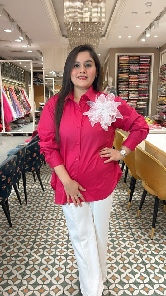 Indie Chic Statement cotton shirts- Stylish and classy essential with beautifully embellished