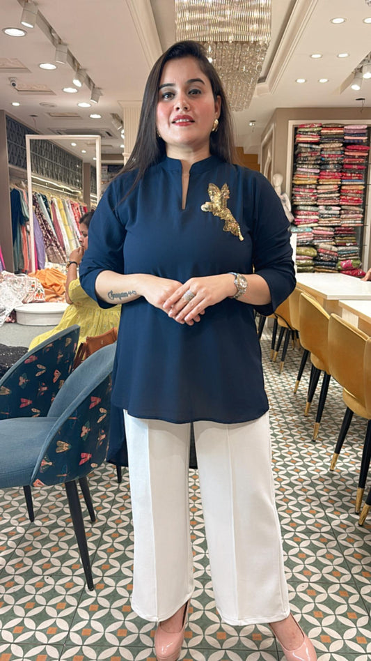 Make a statement at every celebration with our D-shape statement shirt