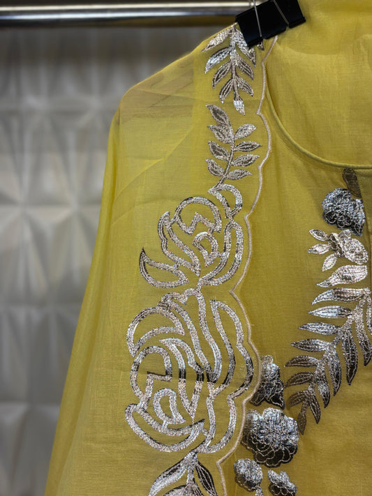 Stylish Mul Chanderi Suit Set crafted from premium Mul Chanderi fabric