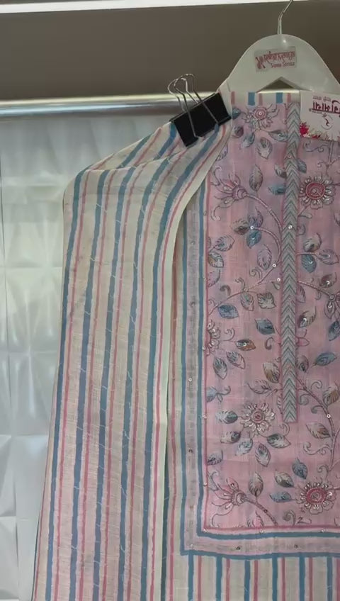 Embrace summer in style with this cotton suit set