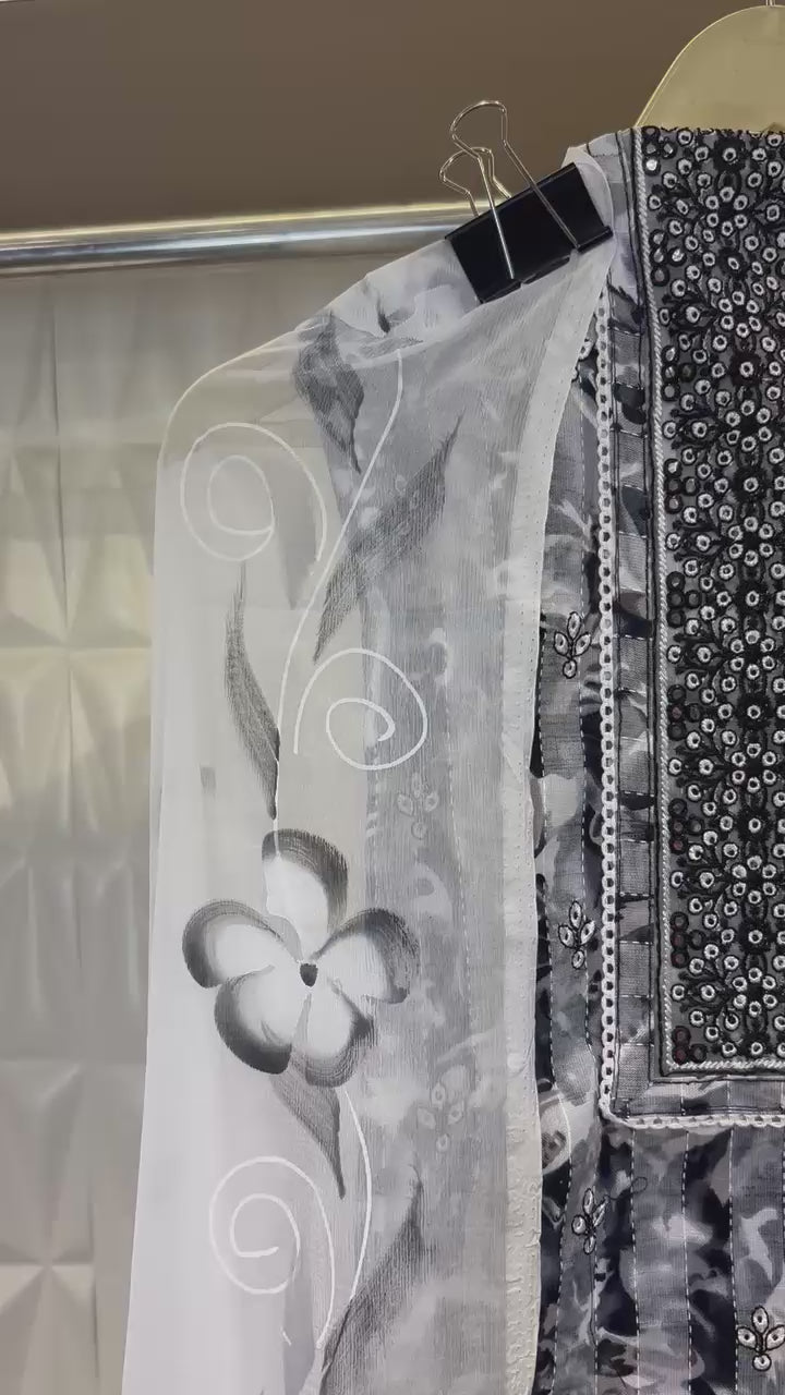 Embrace summer in style with this cotton suit set